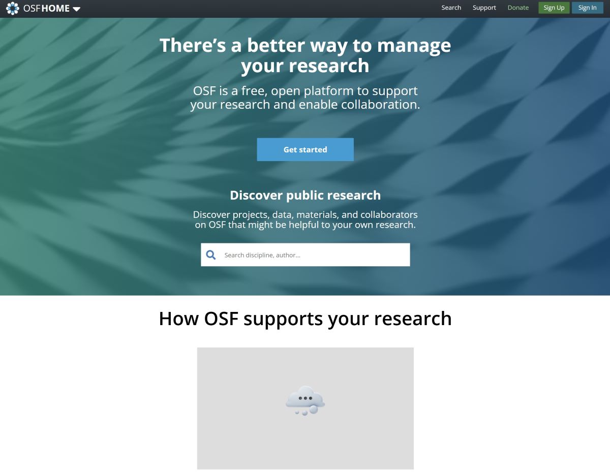 Open Science Framework